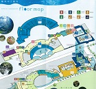 京都水族館のフロアマップ