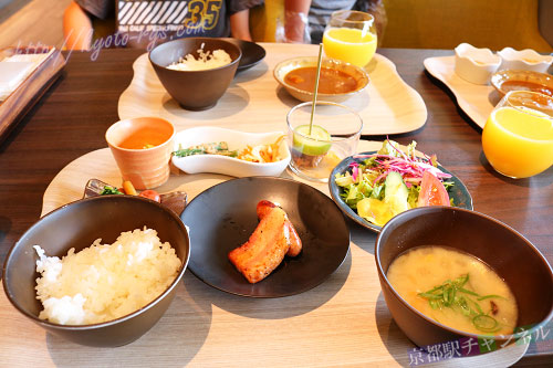 梅小路ポテル京都の朝食ブッフェ